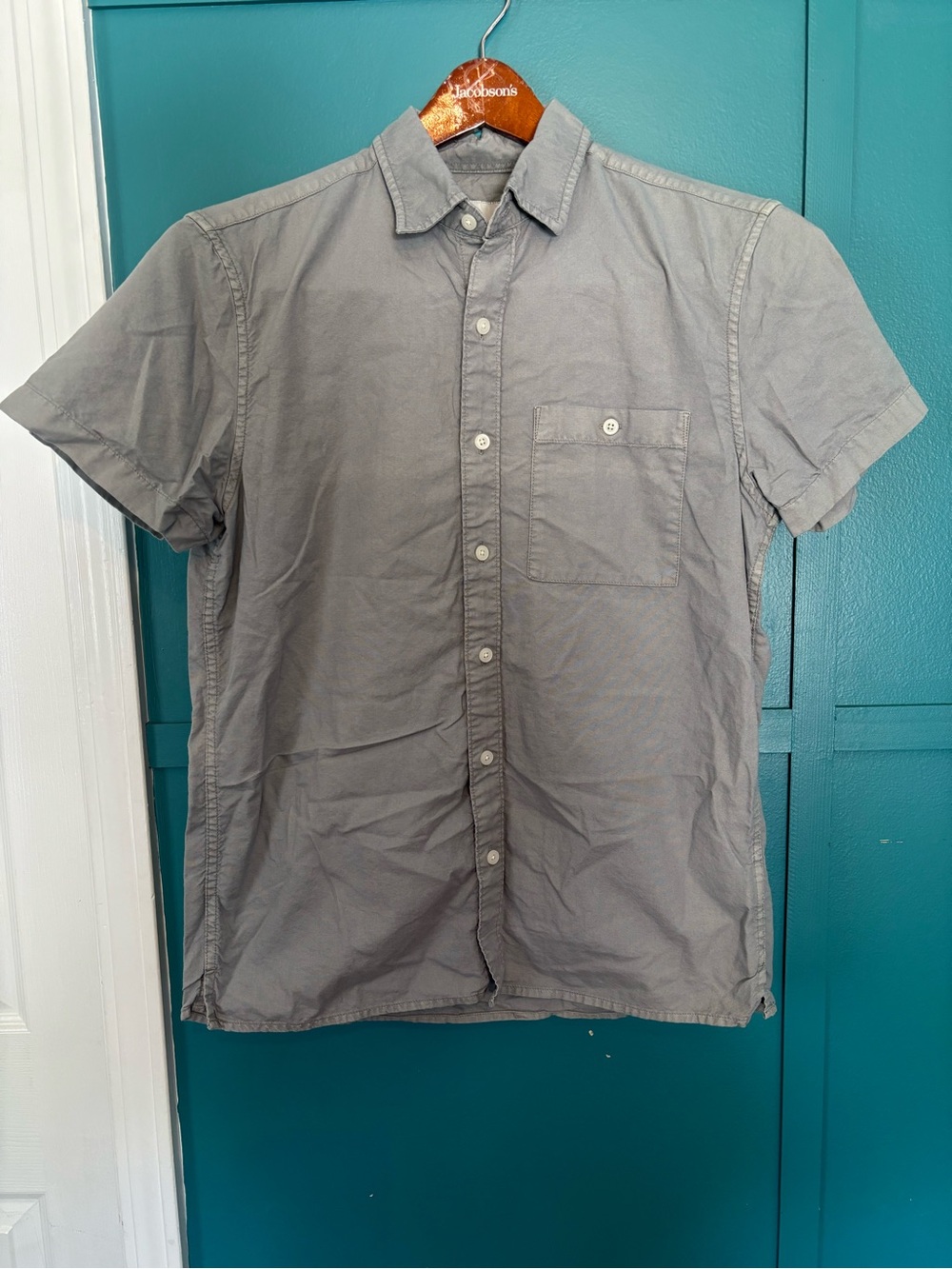 American Eagle Outfitters Short-Sleeve Button-Down Shirt 100% Cotton Size Small